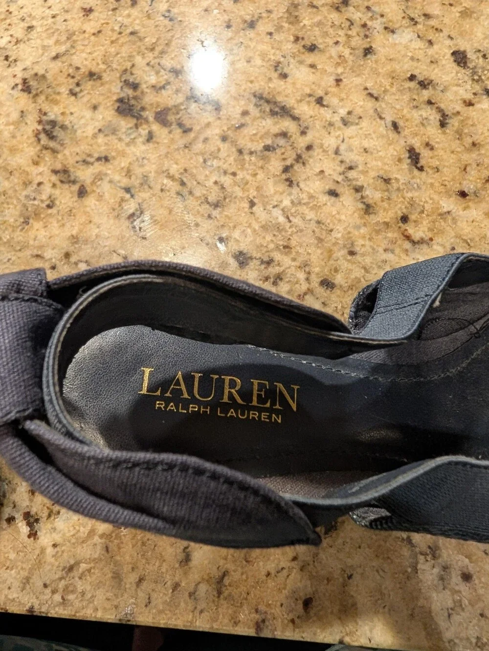 Ralph Lauren Navy Espadrilles Women's 10 B